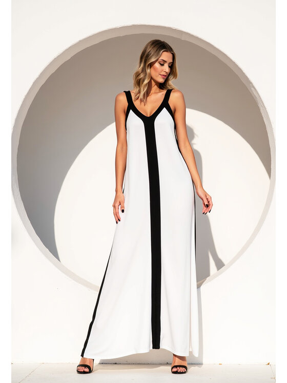 FIGL FIGL Abito da cocktail M1122 Bianco A-Line Fit