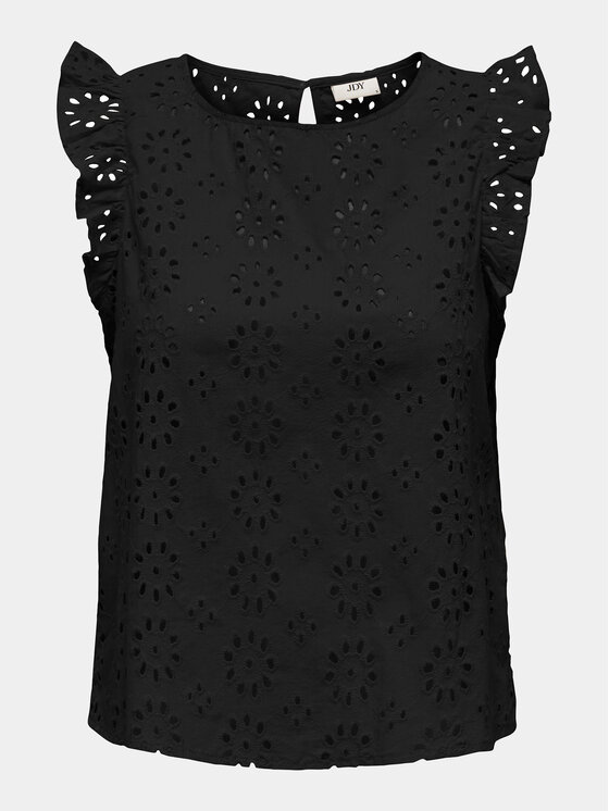 JDY JDY Μπλουζάκι Vola 15312383 Μαύρο Regular Fit