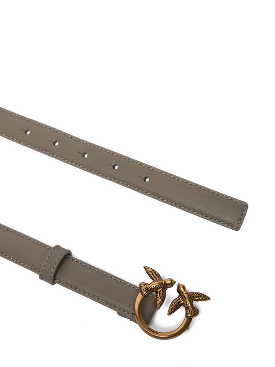 PINKO PINKO Ženski remen Love Berry H2 Belt AI 25-26 PLT01 100143 A0F1 Siva