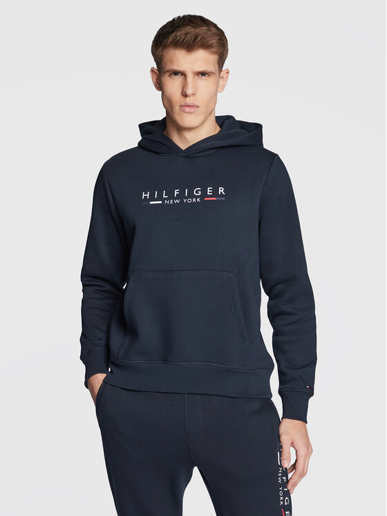 Tommy Hilfiger Tommy Hilfiger Trening New York MW0MW29730 Bleumarin Regular Fit