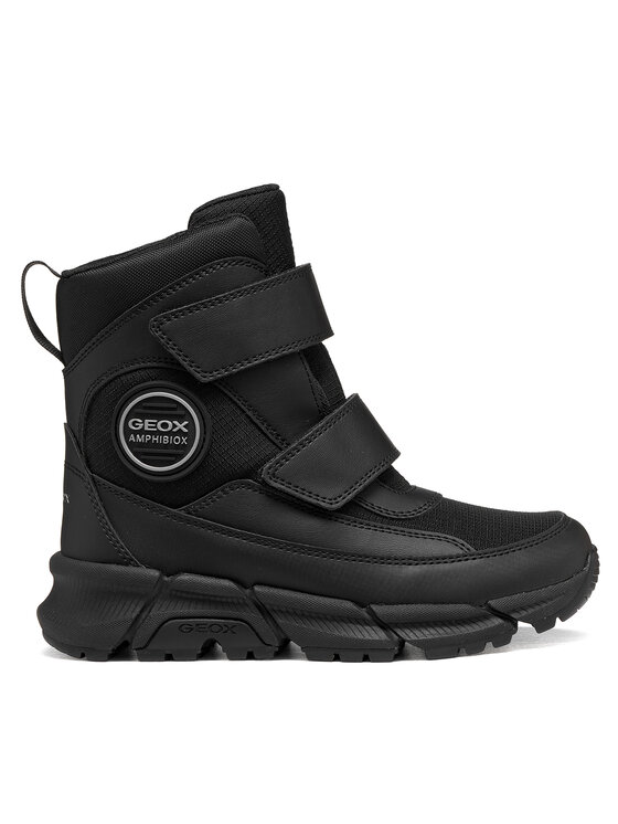 Geox Geox Gležnjarji J Flexyper Plus Boy B Abx J66LCG 0FU54 C9999 S Črna