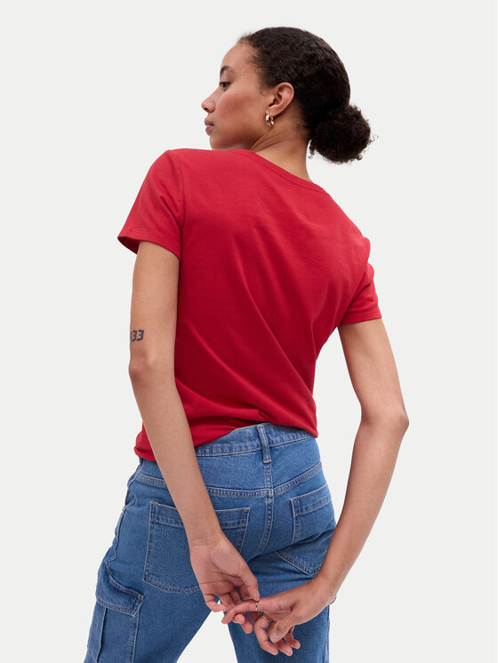Gap Gap Tricou 268820-91 Roșu Regular Fit