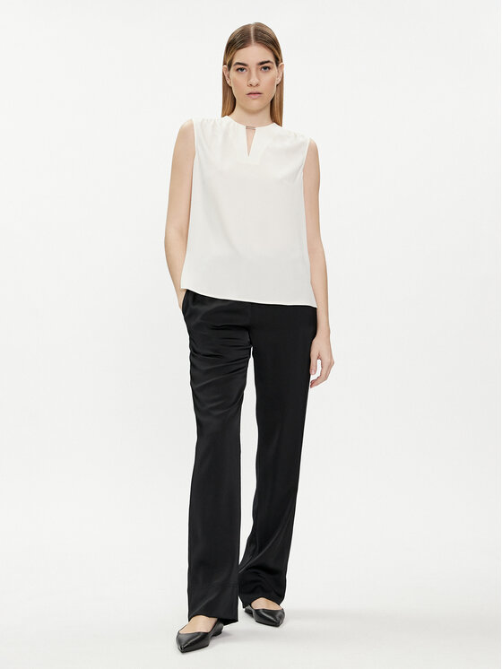 Calvin Klein Calvin Klein Palaidinė K20K207063 Écru Regular Fit