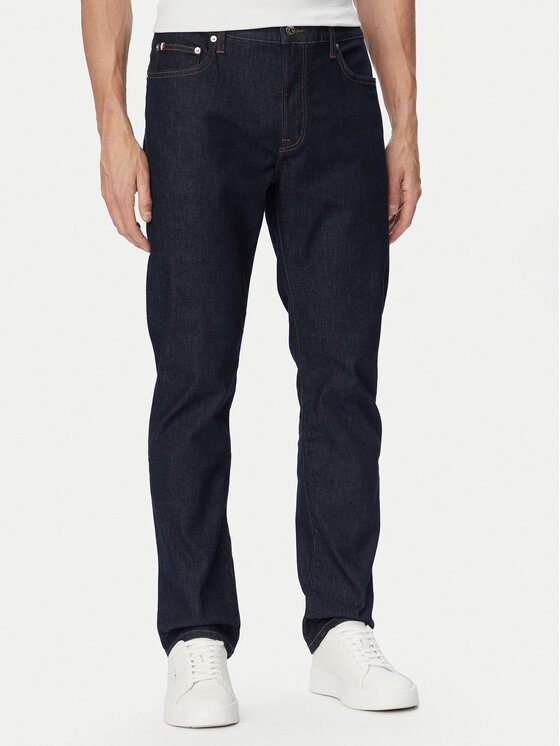 Tommy Hilfiger Blugi Denton MW0MW42296 Bleumarin Straight Leg