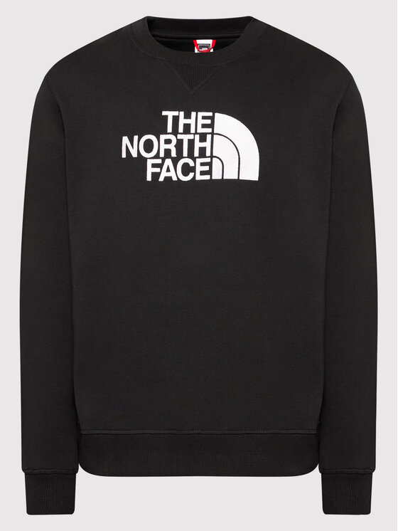 The North Face The North Face Bluza Drew Peak Crew NF0A4SVR Czarny Regular Fit