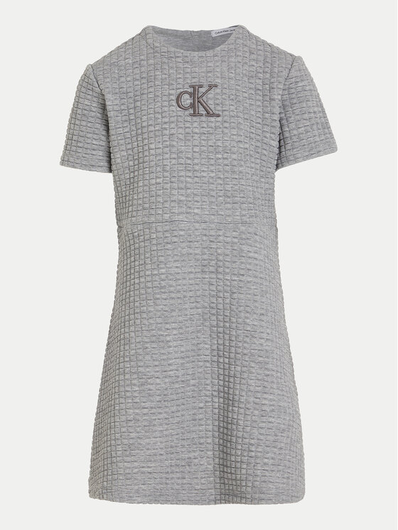 Calvin Klein Jeans Calvin Klein Jeans Haljina za svaki dan IG0IG02585 Siva Regular Fit