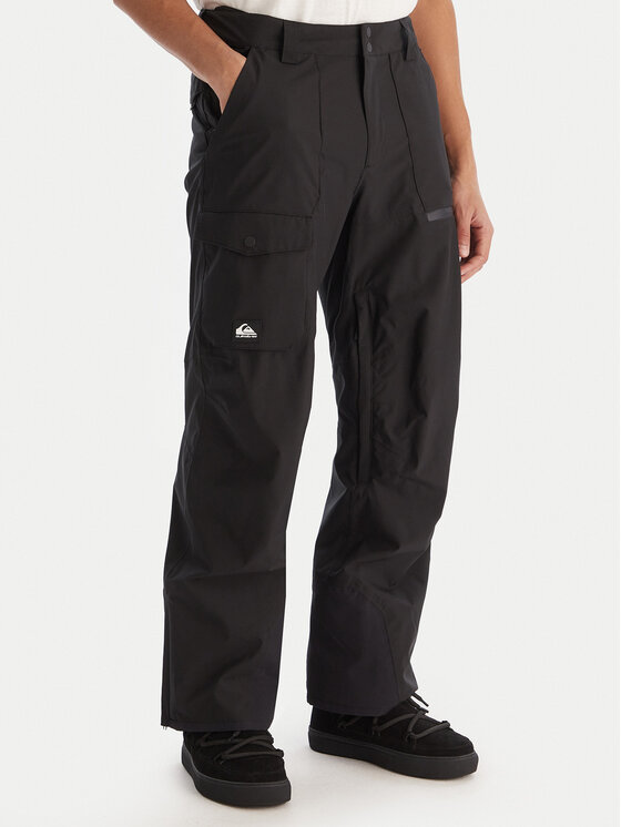 Quiksilver Quiksilver Snowboardové kalhoty Utility EQYTP03235 Černá Modern Fit