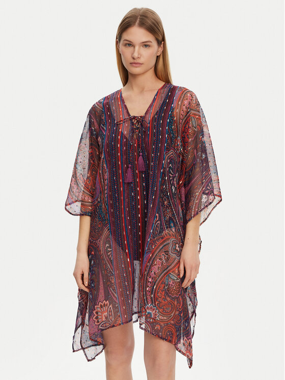 Miraclesuit Miraclesuit Sukienka plażowa Dynasty 6552302 Kolorowy Relaxed Fit