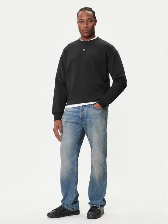 HUGO HUGO Bluza Dettil 50533689 Czarny Relaxed Fit