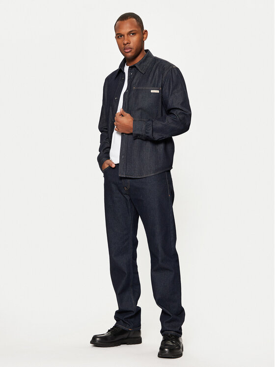Calvin Klein Jeans Calvin Klein Jeans traper košulja J30J326584 Tamnoplava Regular Fit