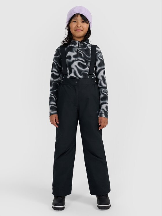 4F 4F Pantaloni da sci 4FJRAW25TFTRF1241-20S Nero Regular Fit