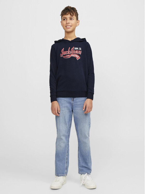 Jack&Jones Junior Jack&Jones Junior Jopa Logo 12257309 Mornarsko modra Standard Fit