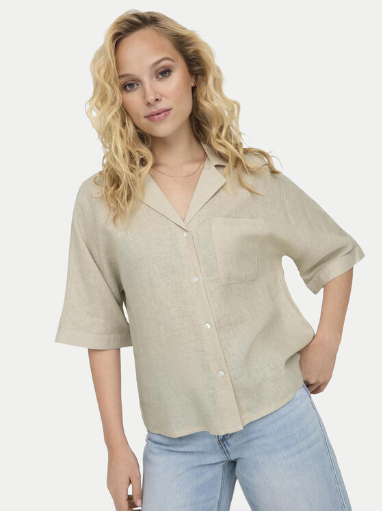 ONLY ONLY Košeľa Tokyo 15314215 Sivá Regular Fit