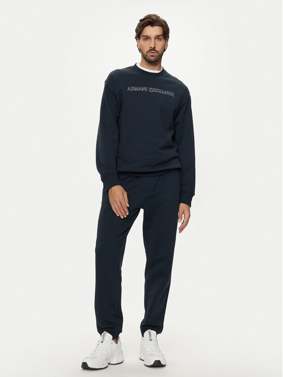 Armani Exchange Armani Exchange Sweatshirt 6DZMBA ZJADZ 1510 Dunkelblau Regular Fit