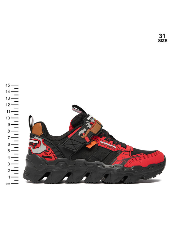 Skechers Skechers Sneakersy Mega-Flex Lite - Tuff Toolz 402130L/RDBK Czarny