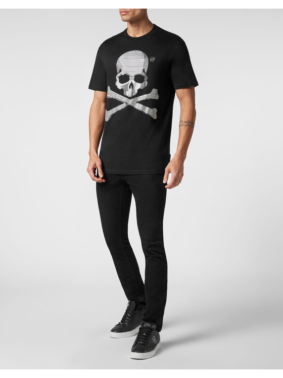 PHILIPP PLEIN PHILIPP PLEIN T-shirt 1873 Nero Regular Fit