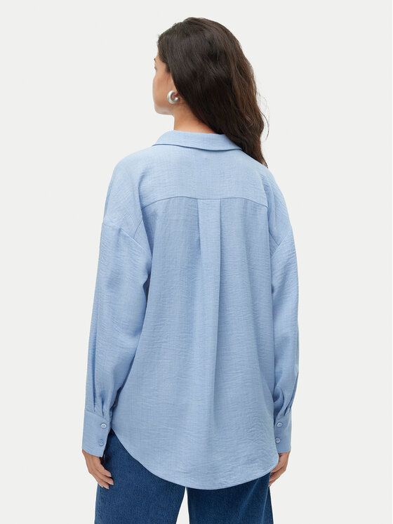 Vero Moda Vero Moda Košeľa Melaney 10316389 Modrá Loose Fit