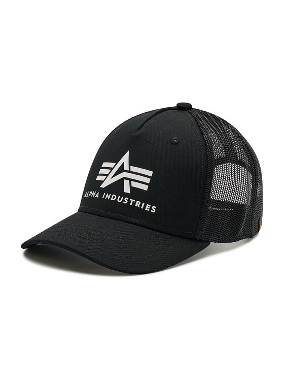 Alpha Industries Alpha Industries Шапка с козирка Basic Trucker Cap 186902 Черен