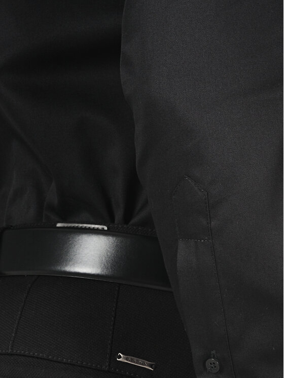 Evenemen Evenemen Koszula Bari Black Czarny Slim Fit