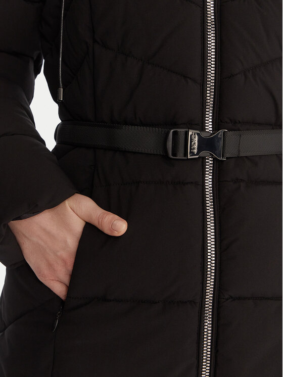 DKNY DKNY Geacă de iarnă DLEMPU15 Negru Regular Fit