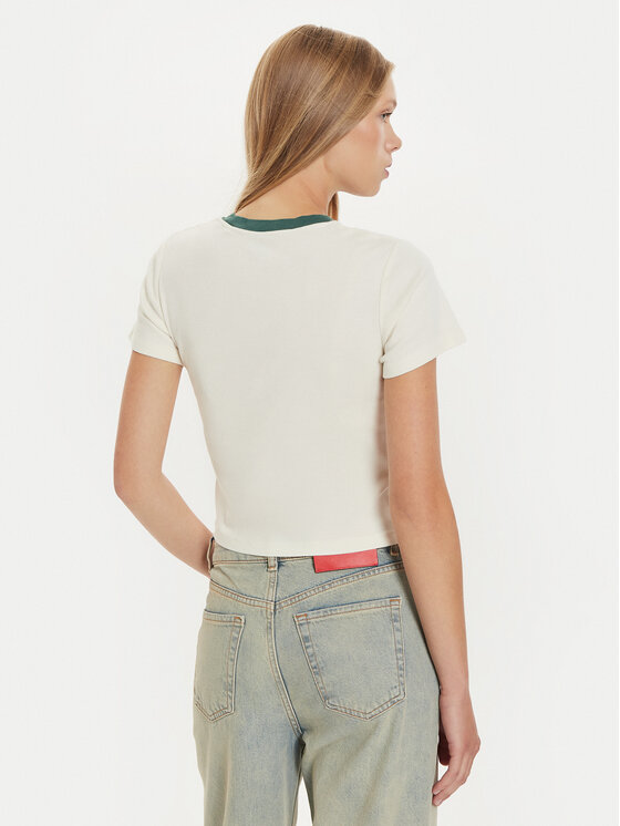 Levi's® Levi's® Majica Essential Sporty A8798-0014 Écru Slim Fit
