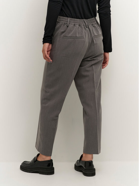 Kaffe Kaffe Pantaloni di tessuto Sakura 10506127 Grigio Relaxed Fit