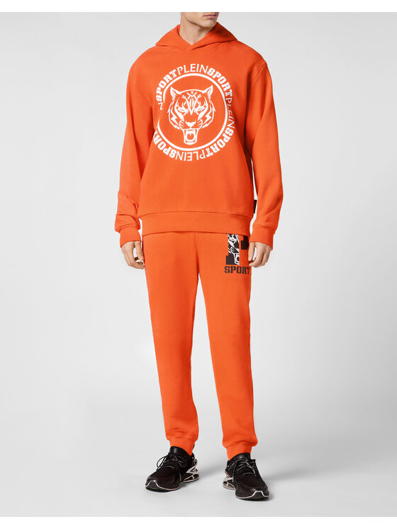 Plein Sport Plein Sport Mikina 13115 Oranžová Regular Fit