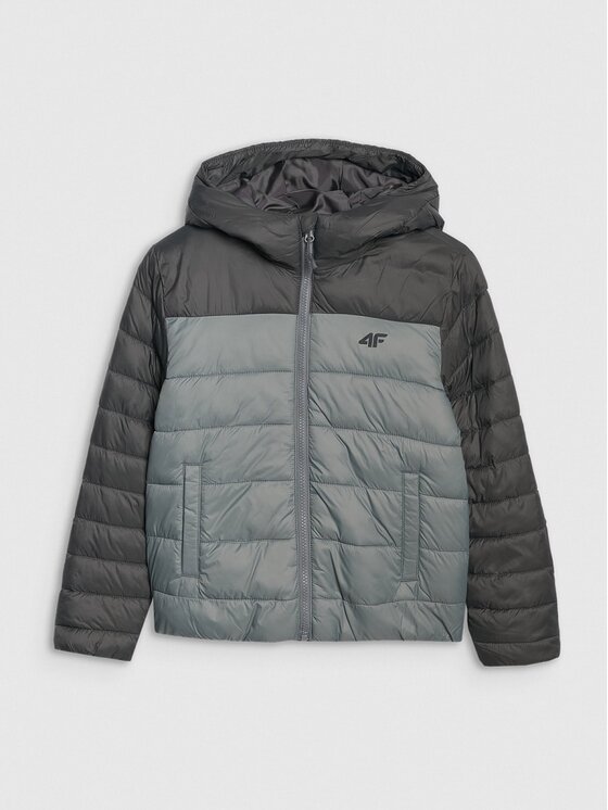 4F 4F Giubbotto piumino 4FJRAW25TDJAM0770-25S Grigio Regular Fit
