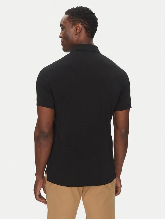 KARL LAGERFELD KARL LAGERFELD Поло 745020 552221 Чорний Regular Fit