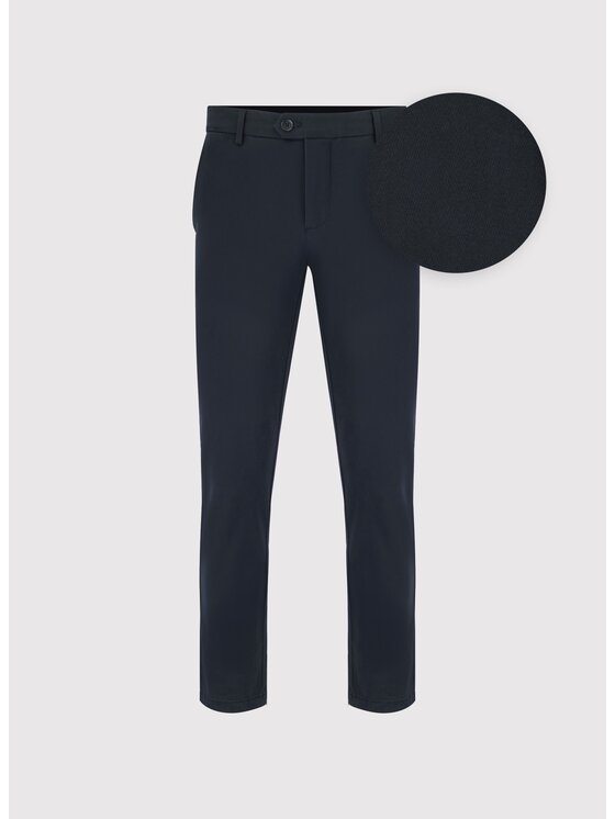 Pako Lorente Pako Lorente Spodnie materiałowe P25WB-WX-001 Granatowy Classic Fit