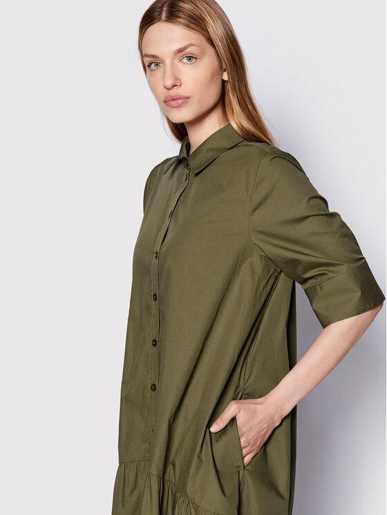 Gestuz Gestuz Hemdkleid Avaligz 10906320 Grün Loose Fit