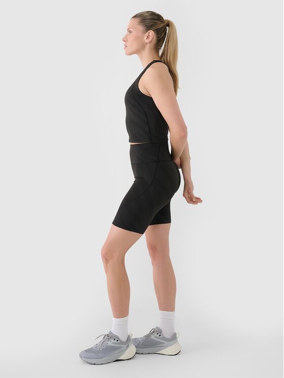 4F 4F Leggings 4FWSS25TFSTF016-20S Nero Slim Fit