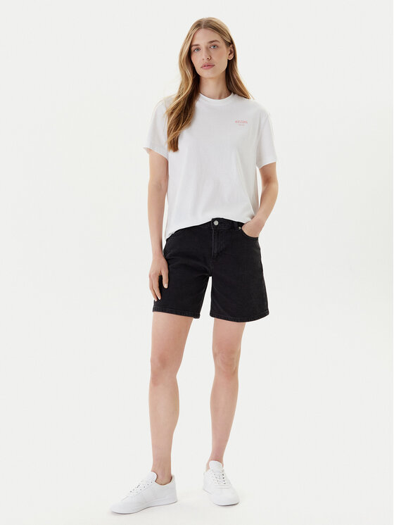 Mustang Mustang T-krekls Floris 1016158 Balts Relaxed Fit