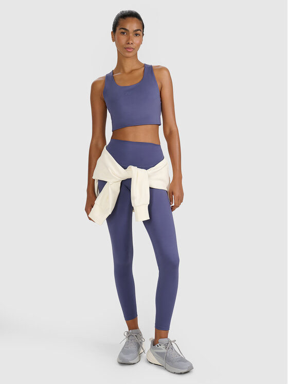 4F 4F Legginsy MULTI ACTIVE Granatowy Slim Fit