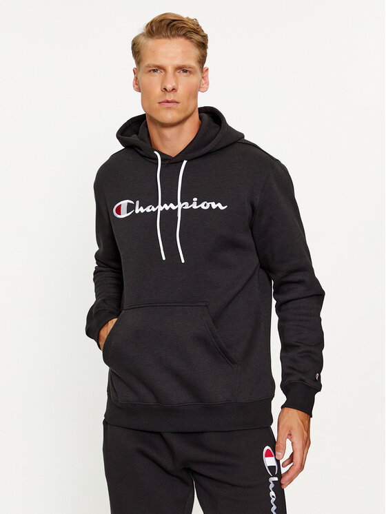 Champion Hooded Fit Sweatshirt 219203 Schwarz Sweatshirt Comfort