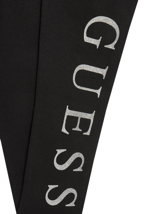 Guess Guess Colanți J93B11 J1314 Negru Slim Fit