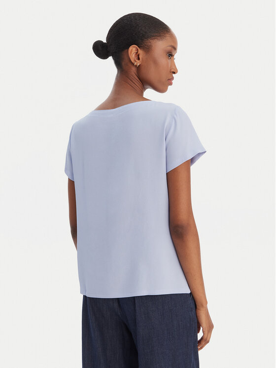 Marella Marella Blūze Cartone 2615111021 Gaiši zils Regular Fit