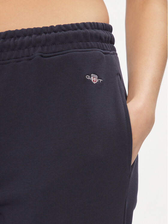 Gant Gant Teplákové nohavice Rel Shield 4204921 Tmavomodrá Relaxed Fit