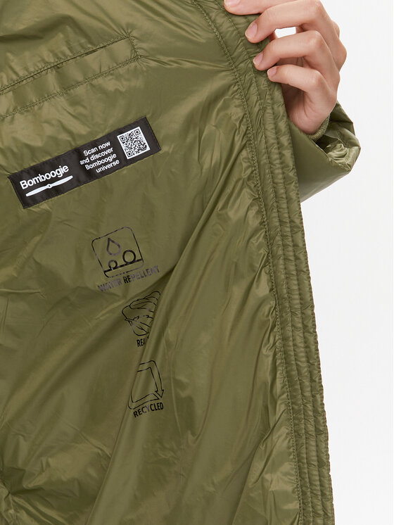 Bomboogie Bomboogie Daunenjacke CW 8082 T MNA3 Grün Relaxed Fit