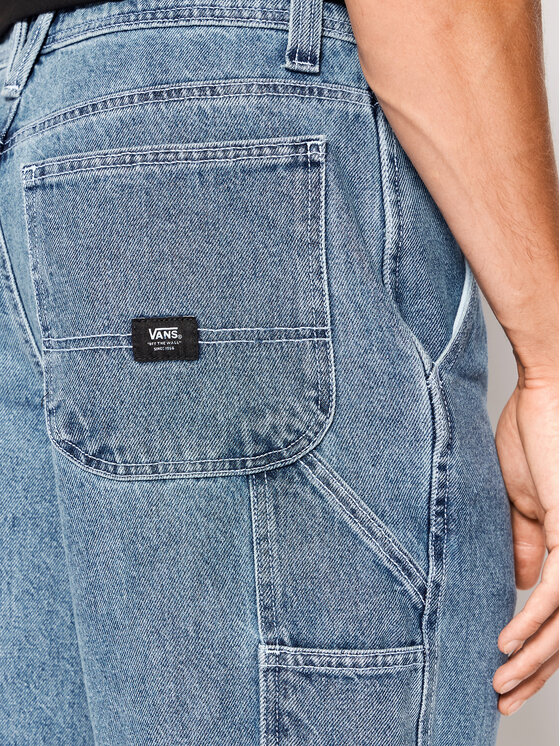Vans Vans Jeans kratke hlače Drill Chore VN0A7S4S Modra Loose Fit