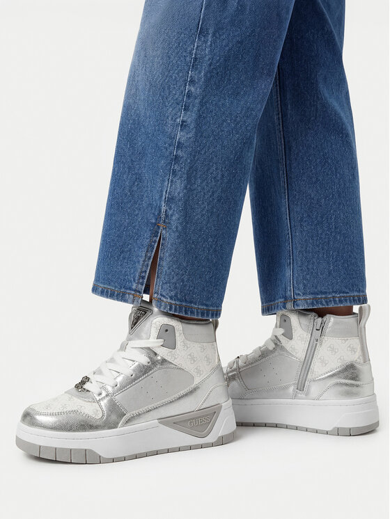 Guess Sneakers CEO-BIC29272JJKF3GG01 Argintiu