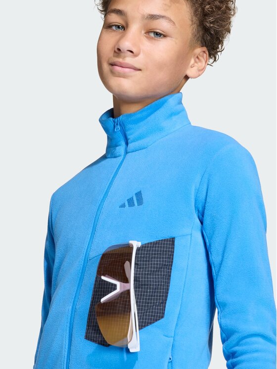 adidas adidas Bluza techniczna Terrex Kids Multi Full-Zip Błękitny Regular Fit