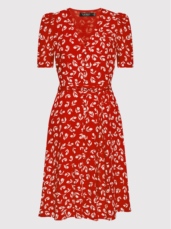LAUREN RALPH LAUREN Lauren Ralph Lauren Vestito chemisier 200851981001 Rosso Regular Fit