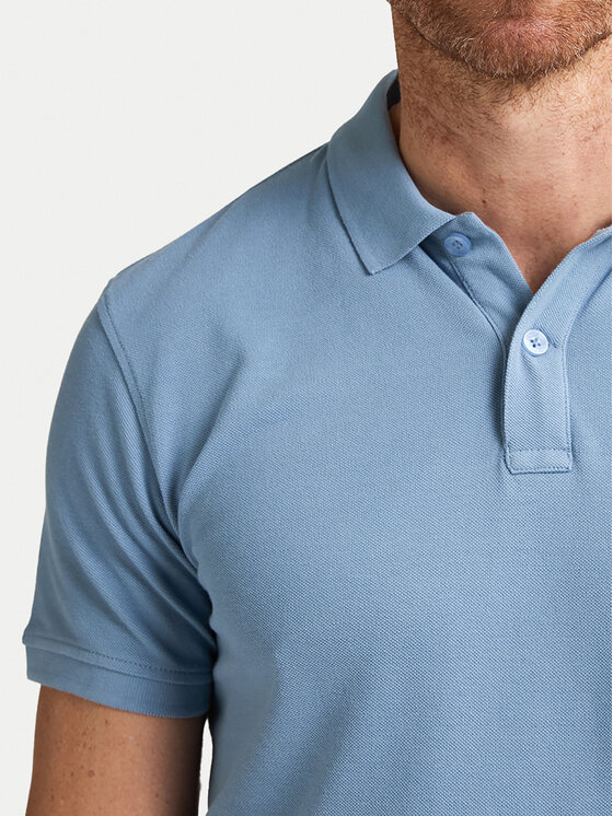 Petrol Industries Petrol Industries Poloshirt M-ROS-POL002 Himmelblau Regular Fit