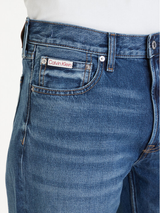 Calvin Klein Jeans Calvin Klein Jeans Džínsy 90S LV04RD722G Modrá Straight Fit