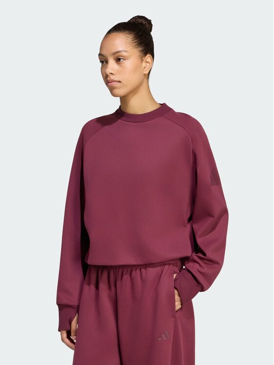 adidas adidas Bluza 169796 Czerwony Loose Fit
