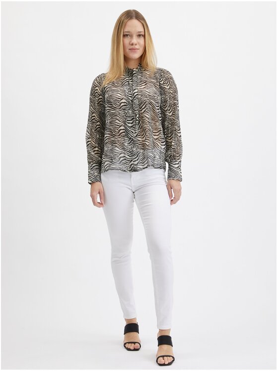Orsay Orsay Bluzka 650235-660000__36 Czarny Regular Fit