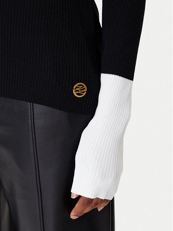 KARL LAGERFELD KARL LAGERFELD Pullover A4W18043 Schwarz Slim Fit