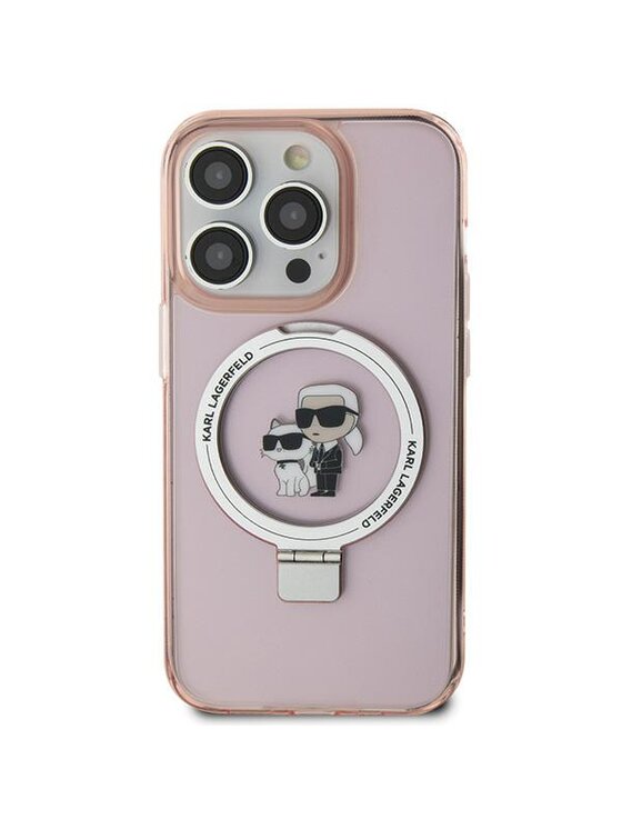 Etui na telefon KARL LAGERFELD, Różowe, iPhone 11 / Xr