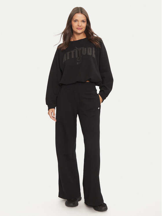 Deha Deha Pantaloni trening C12055 Negru Regular Fit